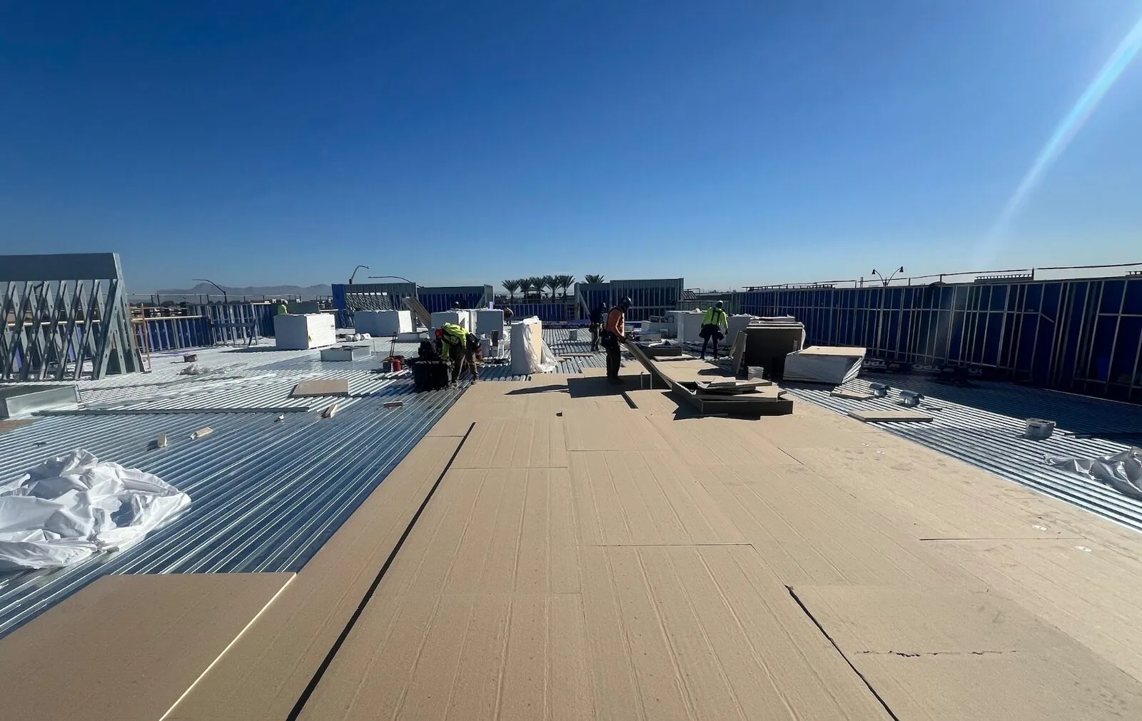 Membrane installation in Vacaville, CA